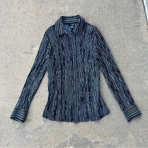 Striped Long Sleeve Blouse